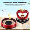 Decoraciones Solares para Salpicadero de Coche Diseños de Corazón Ambientador Solar para Coche con Aroma a Flor de Larga Duración para Vehículos