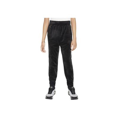 Solid Color High Waist Long Pants Kids Bottoms Black FZ5589-010
