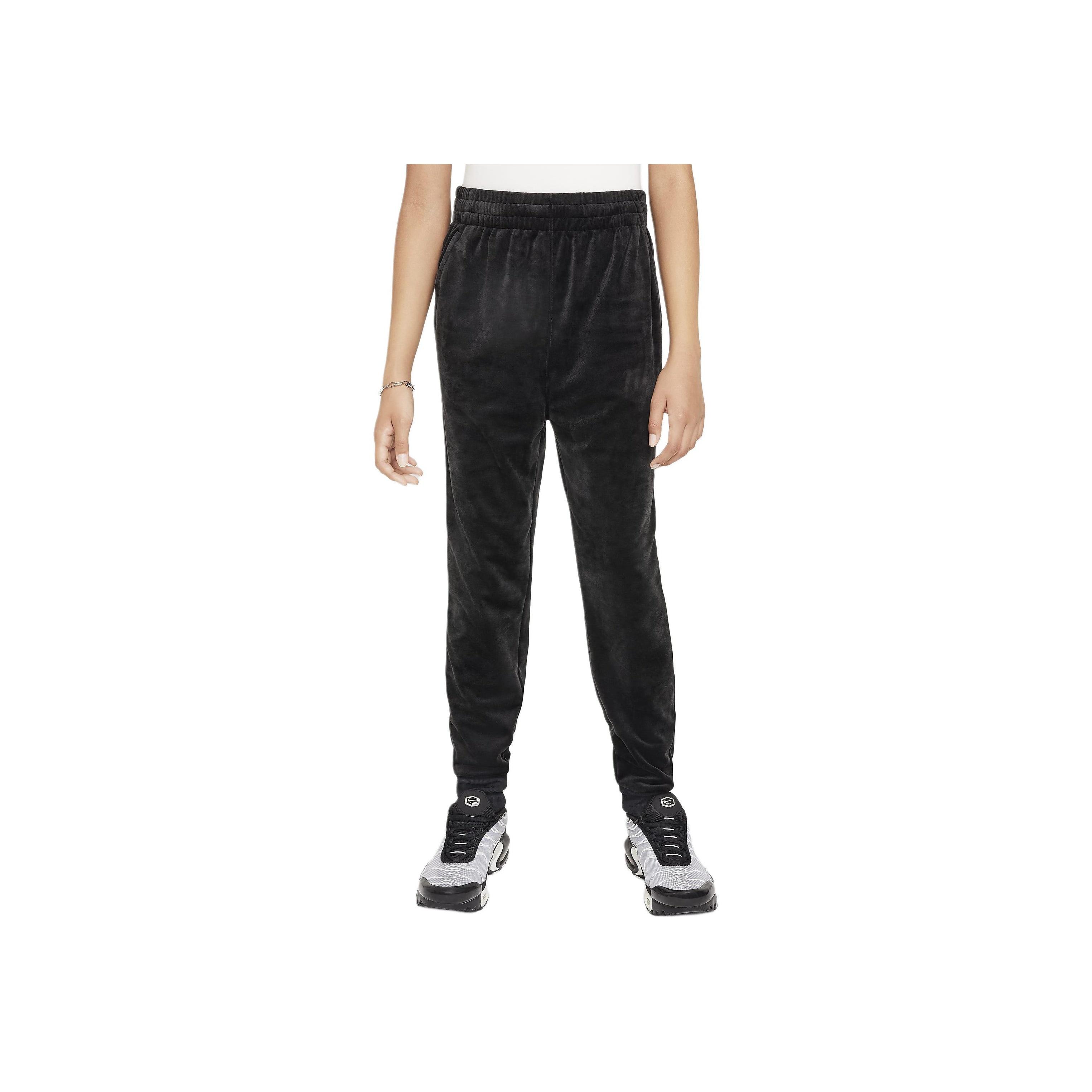 

Детские брюки Nike Solid Color High Waist Long Pants, черные, FZ5589-010 S