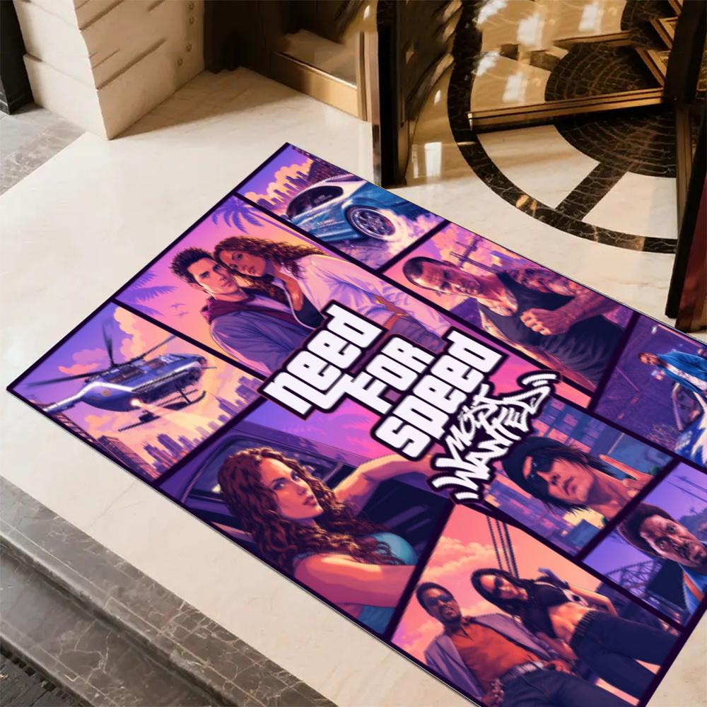 Grand Theft Auto Most Area Rug Perfect For Dining Room Foyer Kitchen Decorate Room Antislip Rug Decorate Offices Wedding Party Gift
