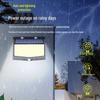 High-Brightness Solar-Powered All-in-One Outdoor Waterproof Motion Sensor Wall Light