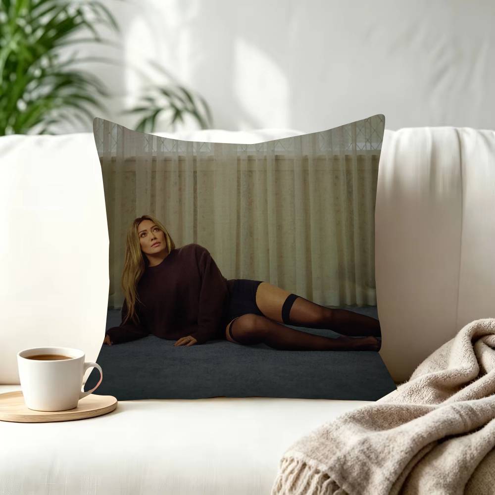 Singer HHilary Duff Roommates Cushion Cover Pillowcase Upholstery Sofa Throw Pillow Home Decor Pillowcas