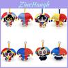 The Amazing Digital Circus Plush Keychain With Soft Pp Cotton For Kids And Teens