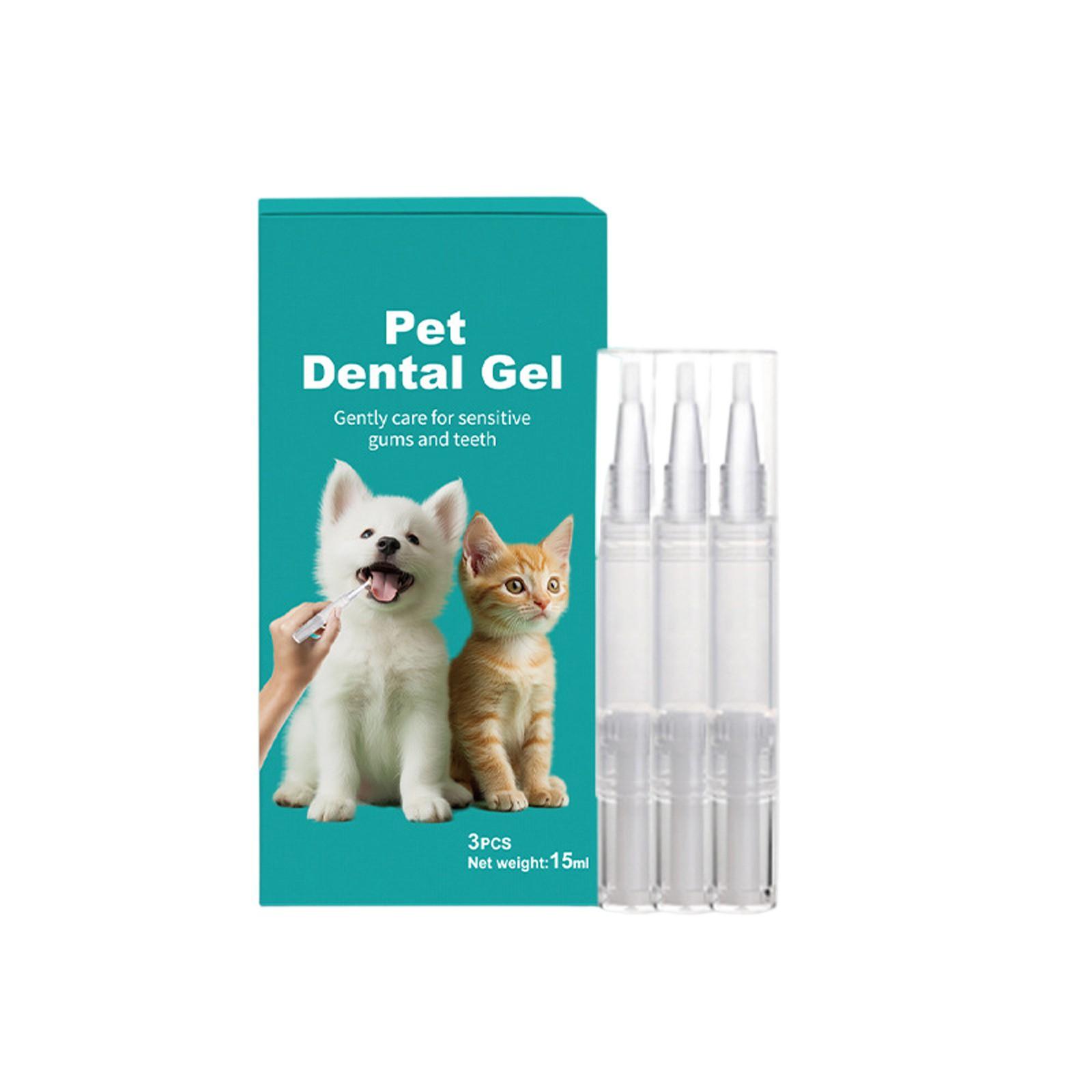 

3шт ручка для чистки зубов домашних животных, ручка для отбеливания зубов для собак, домашних животных, собак/кошек, ручка для чистки зубов для ухода за зубами, средство для удаления зубного камня из натуральных растений для собак и кошек(15мл) One Size з
