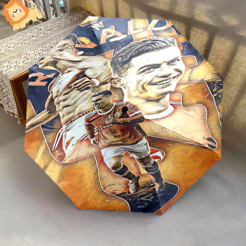 Eredità di Ronaldo Ombrello pieghevole da viaggio Adatto a tutte le stagioni Ombrello da esterno Ombrello parasole