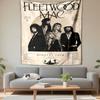 Fleetwood Mac Tapestry Wall Hanging, Rumours Tour 1977 Concert Poster Art, Retro Wall Decor for Bedroom Living Room Dorm