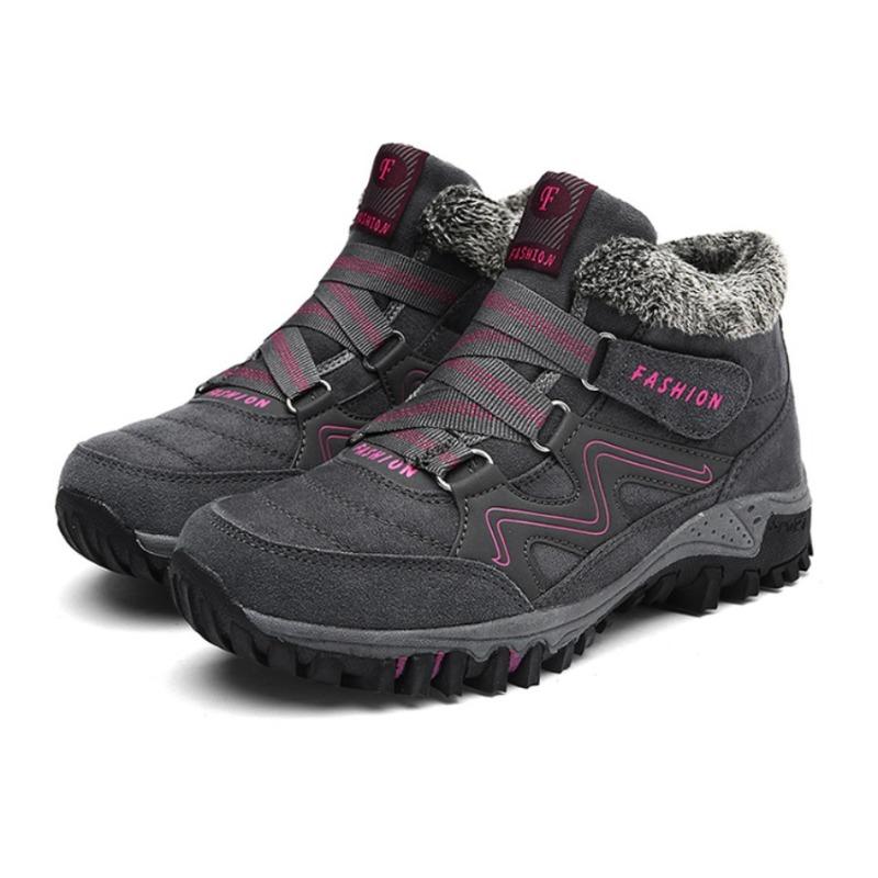 Zimní Dámské Pánské Kozačky Plyšové Voděodolné Tenisky Pro Ženy Horolezecké Lovecké boty Unisex Protiskluzové Běžné Kotníkové boty Sněhule
