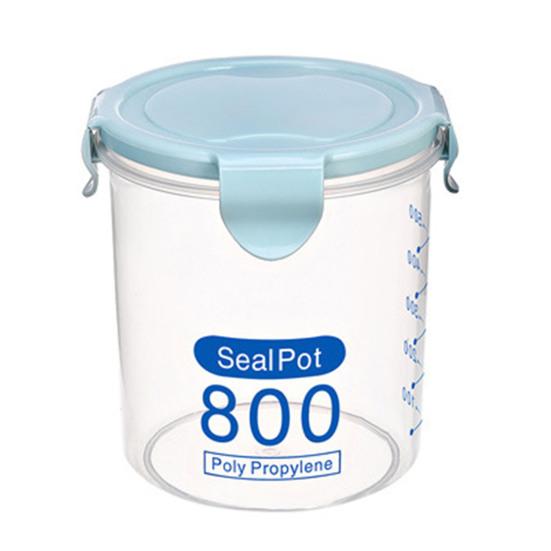 Tarro sellado de 600/800/1000/1500 ML con tapa hermética, gran capacidad, transparente, multifuncional, frutas, productos secos, nueces, cereales, condimentos, contenedor de hojas de té
