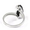 Silver Ring 'Désir' Black