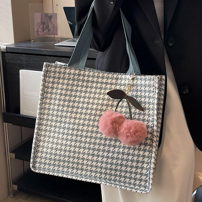 Casual Tote Bag mit großer Kapazität für Damen, modische Pendeltasche für Studenten, vielseitige Umhängetasche für den Unterricht