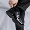 Herren Lederschuhe zum Schnüren Schwarz Hochzeit Bräutigam Für Formelle Partykleidung Italienischer Stil Herrenschuhe Businesskleid Weiche Herrenschuhe