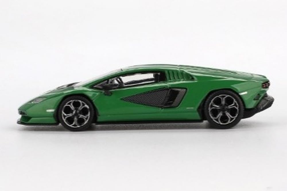 MINI GT Scale Lamborghini Countach LPI Verde Medio Finished Model 1/64 800-4 (Green) (Left-Hand Drive) MGT00976-L