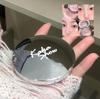 KAKASHOW Single Shade Halo Highlighter Balm 10g Glass-Sheen Wet-Glow Cream-to-Powder Portable Mirror
