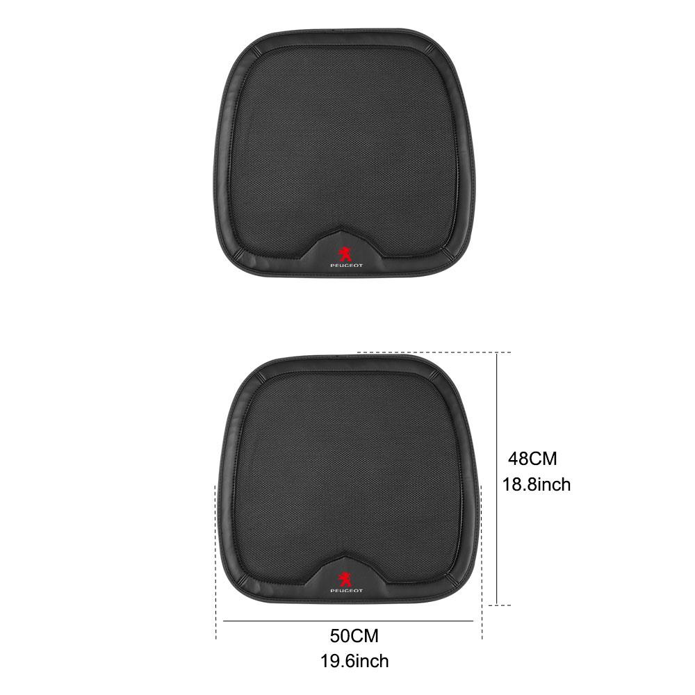 1PCS Car Anti-Slip Honeycomb Pad Seat Breathable Pad Center Cover For Peugeot 308 406 508 3008 5008 1008 607 2008 107 4008 408Q