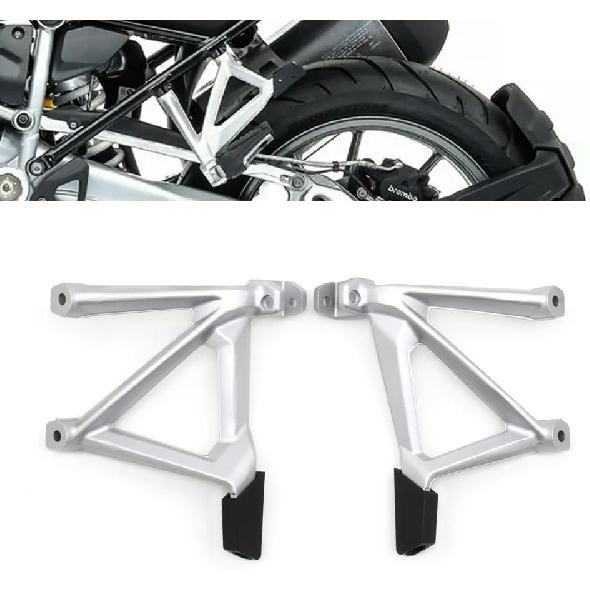 Motorcycle Foot Pegs R1250GS R1200GS Rear Passenger Footpegs Kit Footrests Foot Rest Bracket/Fit for BMW R1250 R1200 GS LC Adventure 2013-2023(Black)