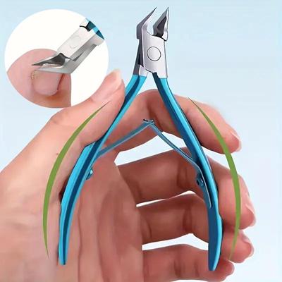 Cortaúñas de precisión ultraafilado, cortador de uñas grueso de calidad profesional y cortador de bordes para una corrección segura
