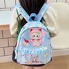 Baby Three Panda Frog Dog Capybara Animal Pattern Backpack Schoolbag Cartoon