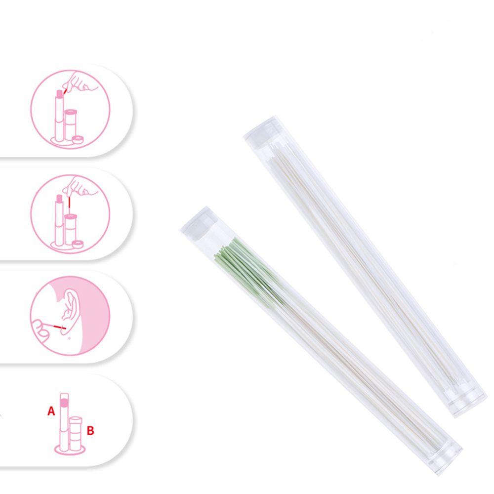 Ear Hole Deodorant Herb Earrings Hole Floss Ear Cleaning Floss Ear Piercing Cleaner Ear Dirt Floss