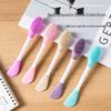 Dual-Head Silicone Facial Brush & Scraper - Deep-Cleaning Mask & Pore Cleanser