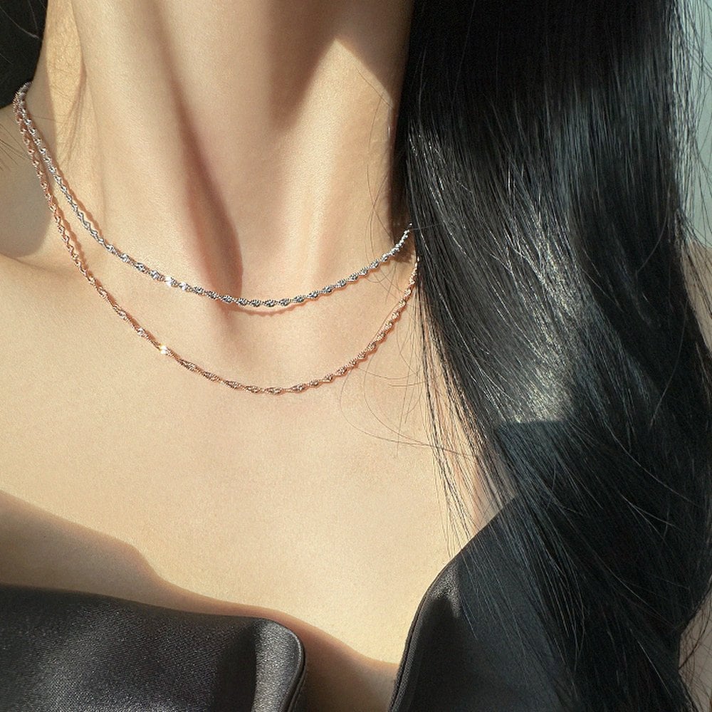 Kelo Twist Chain Necklace Na0618