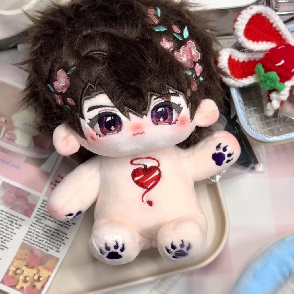 Love And Deepspace Plush Doll With Skeleton Cute Cartoon Anime Figurine Movable Action Figure Model Dress Up Doll Birthday Gift