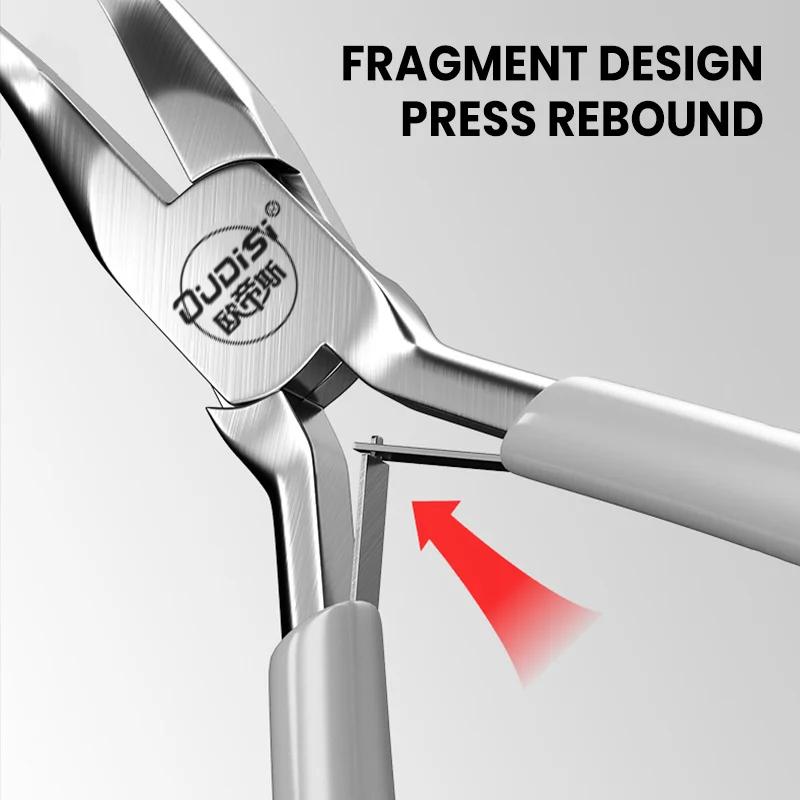 Mini-Zange mit spitzem, zahnlosem Flachmund, verlängerter Nadelmund, schräger Mund, Flachmund, Drahtbindezangen-Set