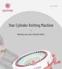 Children's Hand-Crank Knitting Machine Toy - 48 Needles for Sweaters, Hats, and Scarves