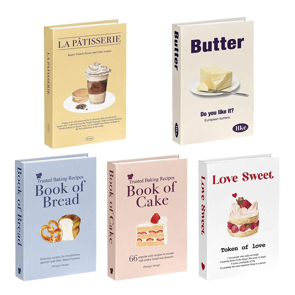 5PCS Fake Book Ornaments Decor Books Photography Props Simulation Books Living Room Decoration Coffee Table Decoration