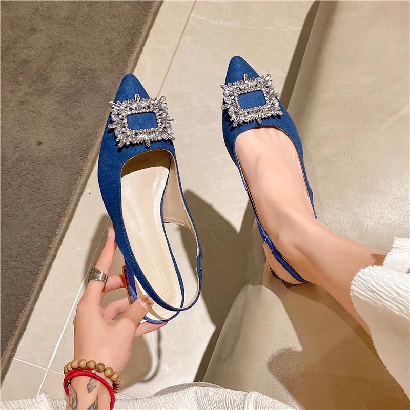 Ženy Sandály Léto Špičatá špička Vysoké podpatky Dámská Móda Banketní Šaty Svatební Party Lodičky Designové Dámské Boty