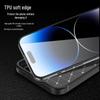 iPhone 15 Pro Max Drop-Proof Carbon Fiber TPU Case with Brushed Texture