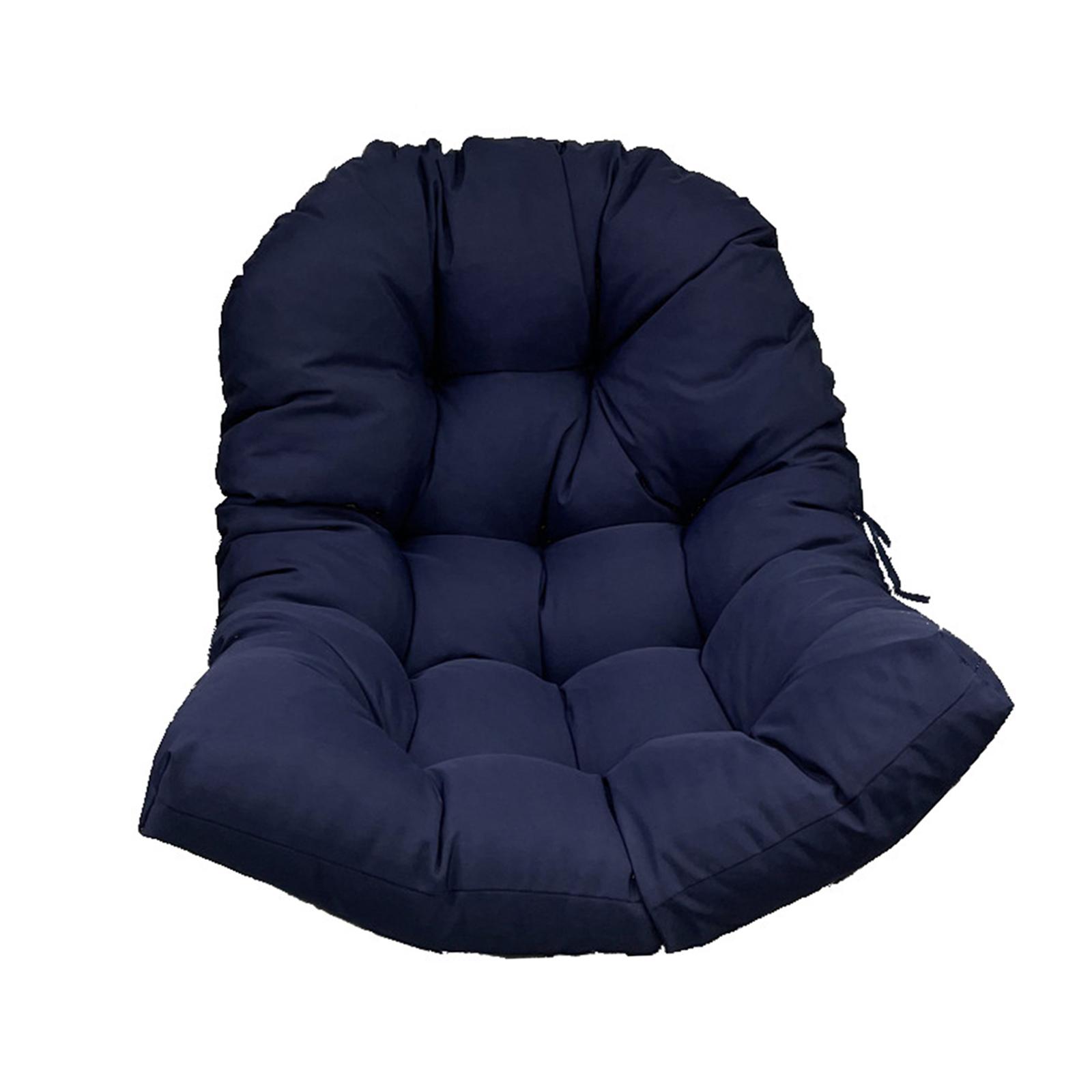 Hanging Egg Chair Cushion Replacement Garden Comfortable Indoor Outdoor Swing тёмно-синий