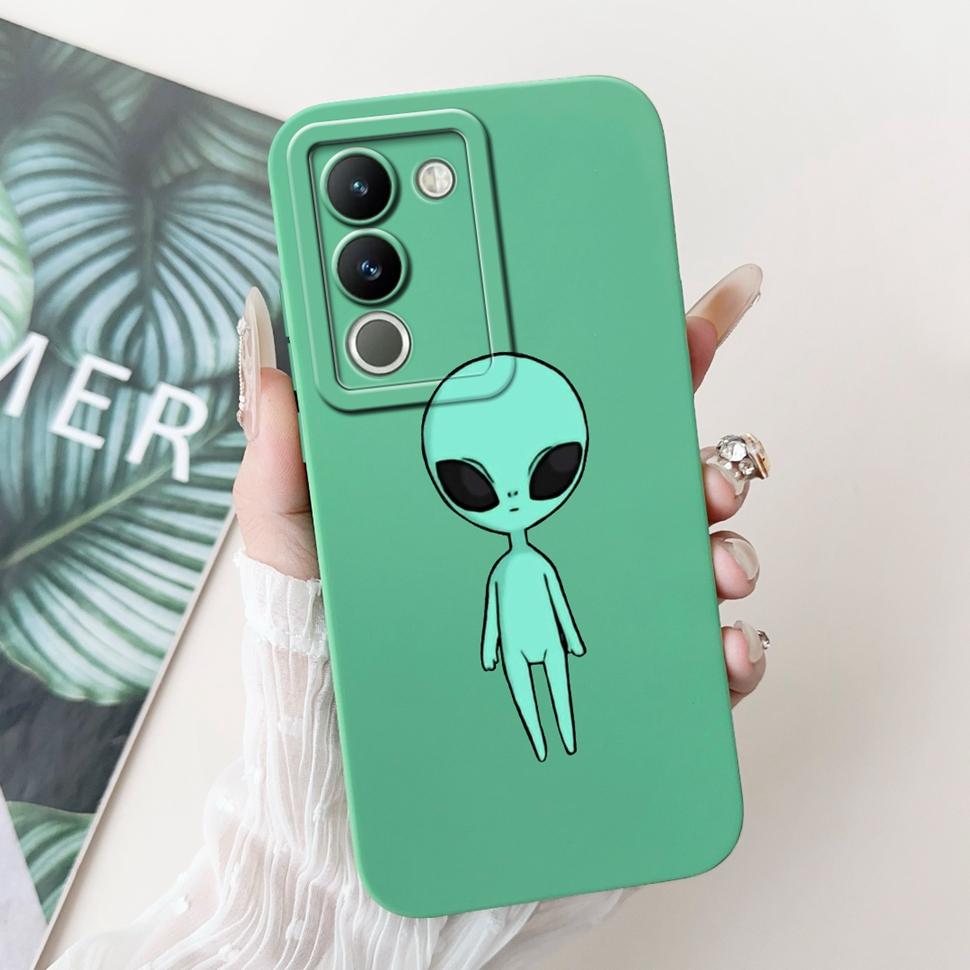 For Vivo Y200 Casing V2307 Stylish Sunflower Cartoon Girls Cover Case For Vivo Y 200 V29E V 29E Y200 5G Soft Fundas Capa 6.67"