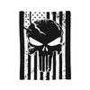 Punishers American Flag United States USA Blanket Cover Fleece Soft Throw Blanket for Bedroom Sofa Bedroom Quilt