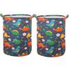 Foldable Fabric Laundry Basket Clothes Hamper Storage Bin for Home Toy Organizer