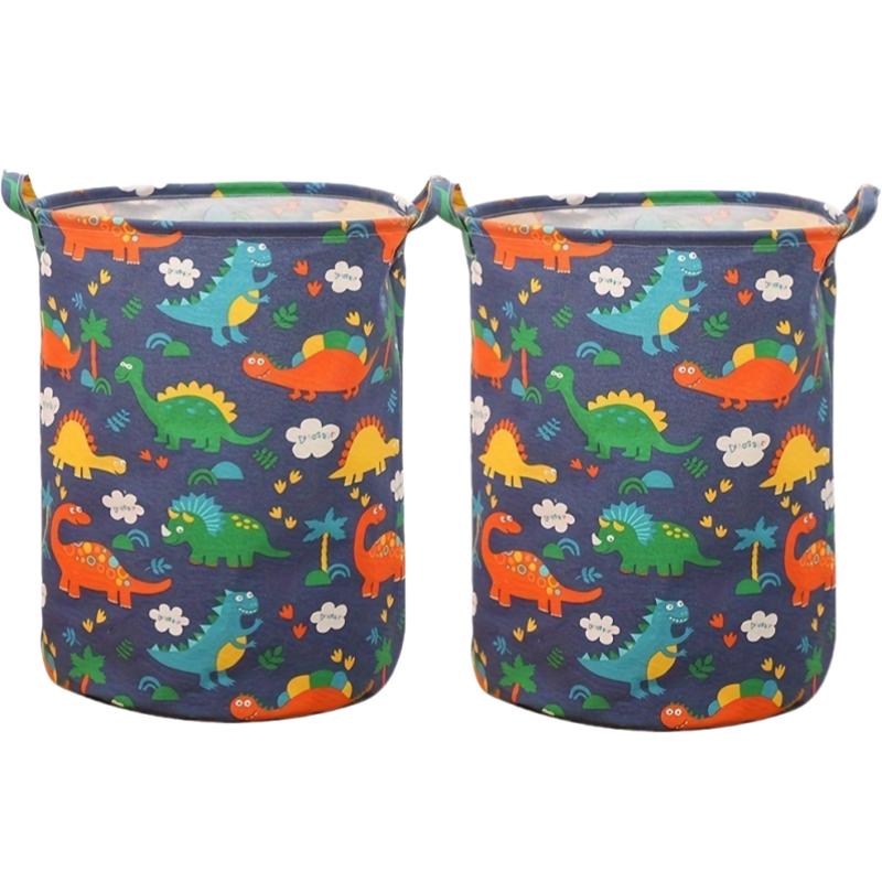 Foldable Fabric Laundry Basket Clothes Hamper Storage Bin for Home Toy Organizer