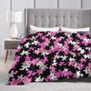 Puzzle Camouflage Pattern Flannel blankets Winter  Super Soft Throw blanket for Kids Home Decor Bedspread Sofa Bed Cover