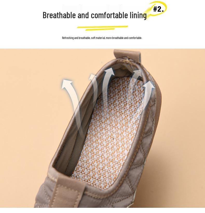 Mocasines Casuales para Mujer - Suela Blanda, Sin Cordones, Ligeros, Transpirables y Cómodos para Primavera y Otoño.