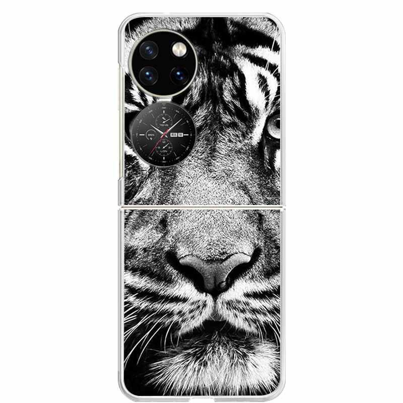 For Huawei P50 Pocket Case Transparent Clear Hard PC Phone Back Cover For Huawei P50 Pocket Cases P 50 Pocket 2022 Shells Capa