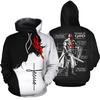 Knight Cross Cosplay Sweatshirt 3d Printed Hoodie Pullover Jacket Suit Costume