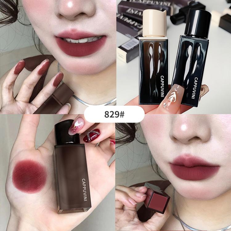 CAPPUVINI Matte Velvet Lip Balm Mashed Potato Texture Available In 6 Colors