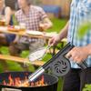 Outdoor Cooking BBQ Fan Charcoal Blower Portable Barbeque Air Blower Adjustment Speed for Barbecue Picnic Camping