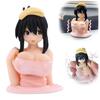 1pcs Anime Doll Interior Car Dashboard Decorations Widget Sexy Anime Chest Shaking Ornament For  Bedroom/ Home/ Office