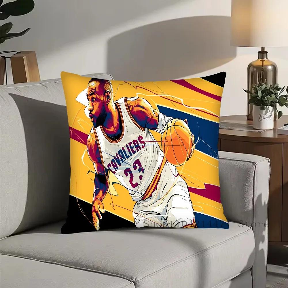 1pc Basketball Star Pillow Bedroom Sofa Leisure Comfort Cushion Car Living Room Home Decoration
