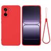 For OnePlus Nord CE5 5G Liquid Silicone Case Phone Back Cover with Hand Strap