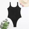 One Piece Swimsuit Swimwear Female Solid Push Up Thong Bather Bathing Suit Sexy Women Monokini Brazilian Swimming Suits