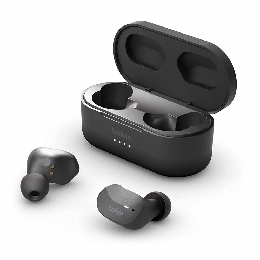 

Belkin SOUNDFORM Fully Wireless Earphones IPX5 Up to 24 Hours Bluetooth 5.0 Black AUC001BTBK-A