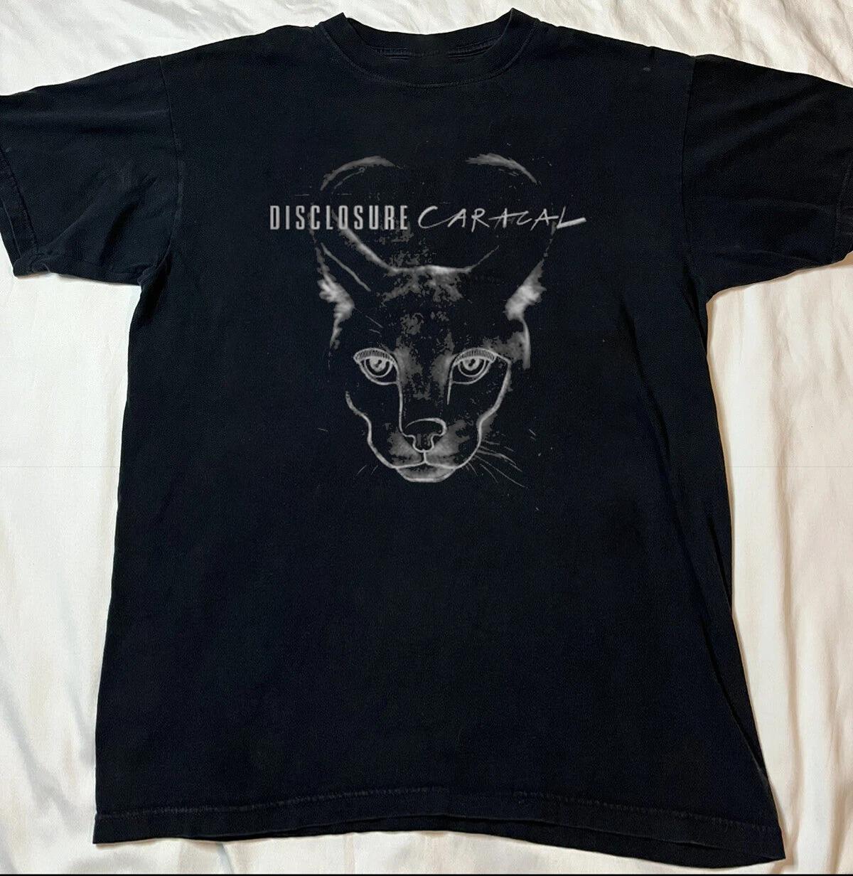 Caracal (album) - Disclosure Band Black Cotton Shirt Full size L91 L