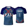 PXG Blue Lock Japanisches Anime-Trikot, Fußballuniform Nr. 9 Rin Shidou, Cosplay-T-Shirts, Freizeit-Sportoberteile für Herren und Damen