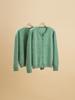 2026 Mulberry Silk Wool Cashmere & Merino Wool Brushed Sweater Cardigan