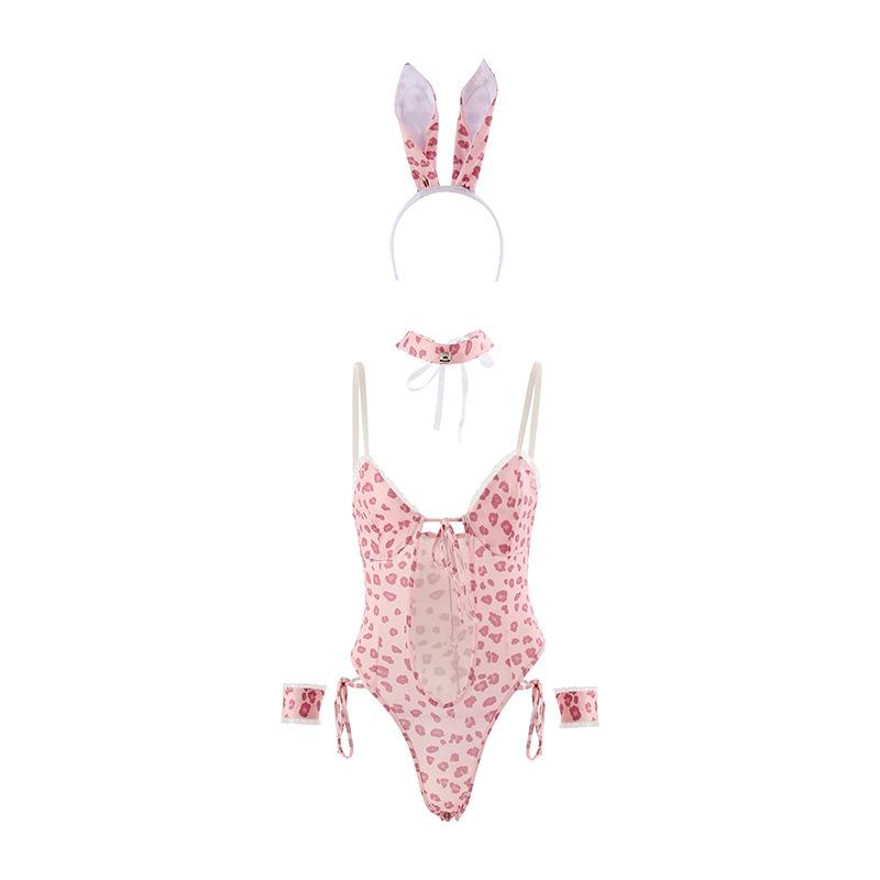Sexy Lingerie Pure Lust Seduction Sexy Open Crotch Onesie Bunny Cosplay Suit Passion Uniform